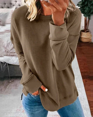 Issa | Women’s Loose-Fit Oversized Pullover with Drop Shoulder