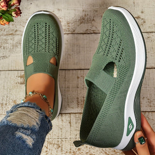 Rowena | Women’s Orthopedic Mesh Slip-on Shoes with Cut-out Style