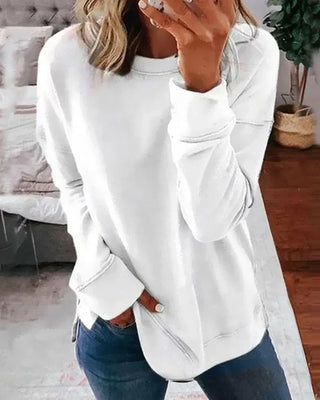 Issa | Women’s Loose-Fit Oversized Pullover with Drop Shoulder