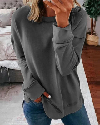 Issa | Women’s Loose-Fit Oversized Pullover with Drop Shoulder
