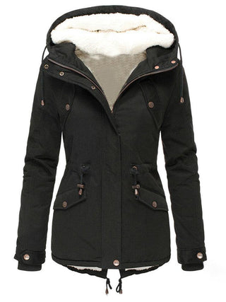 Mariela | Women’s Military-Inspired Winter Parka with Plush Fleece Lining