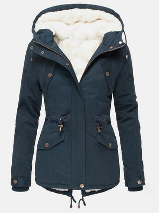 Mariela | Women’s Military-Inspired Winter Parka with Plush Fleece Lining