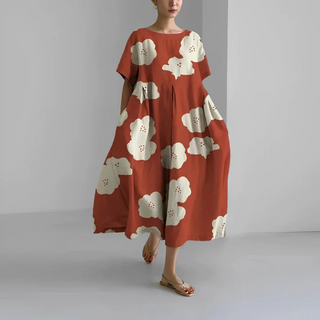 Thea | Women's Floral Print Bohemian Maxi Dress