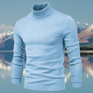Leo | Ribbed Turtleneck Sweater with Long Sleeves for Men