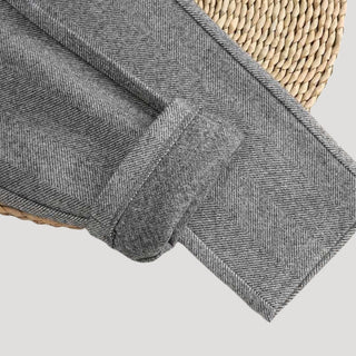 Daniel | Men’s Wool Tweed Trousers with Pleated Front