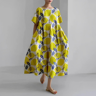Thea | Women's Floral Print Bohemian Maxi Dress