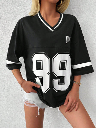 Lisa | Oversized Mesh Style Jersey for Women with Relaxed Baggy Fit