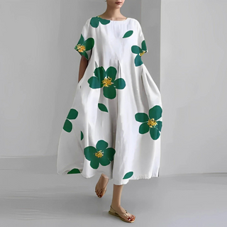 Thea | Women's Floral Print Bohemian Maxi Dress
