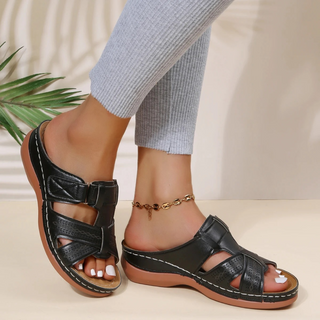 Danielle | Women’s Comfort Wedge Sandals with Supportive Arch Design, Anti-Slip Sole, and Adjustable Straps