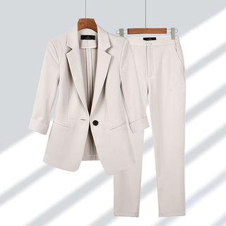 Eliara | Women’s Two-Piece Blazer and Pants Set with Tailored Jacket and High-Waisted Trousers