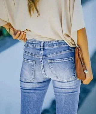 Harlene | Flared-Fit High-Stretch Jeans for Women with Comfortable Waist