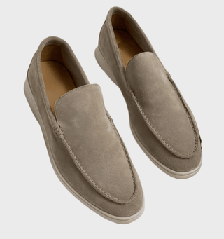 Wendell | Men’s Suede Leather Loafers with Soft Rubber Sole