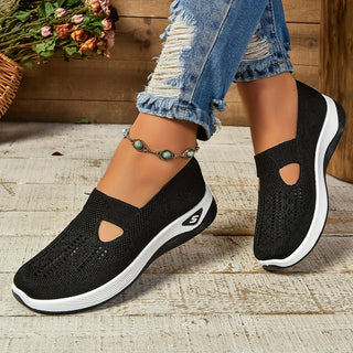 Rowena | Women’s Orthopedic Mesh Slip-on Shoes with Cut-out Style