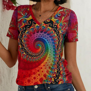 Hart | Women's Casual Short Sleeve V-Neck Summer Top