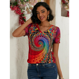 Hart | Women's Casual Short Sleeve V-Neck Summer Top