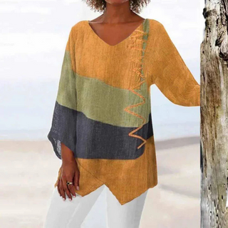 Brina | Women’s Three-Color Long Sleeve Summer Blouse
