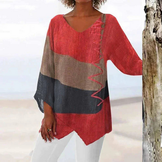 Brina | Women’s Three-Color Long Sleeve Summer Blouse