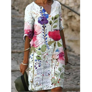 Nelly | Women’s V-Neck Slim-Fit Dress for a Figure-Hugging Silhouette