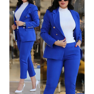 Amelira | Women’s Two-Piece Business Suit with Tailored Blazer and Slim-Fit Trousers
