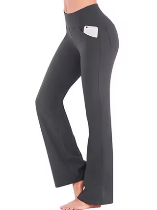 Aveline | High-Waisted Flared Yoga Pants, Slim Fit Activewear for Women
