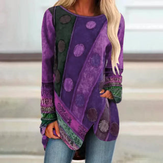 Janis | Women’s Boho Ethnic-Style Long Sleeve Tunic Top