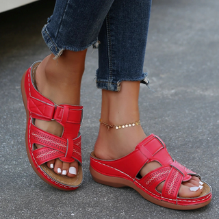 Danielle | Women’s Comfort Wedge Sandals with Supportive Arch Design, Anti-Slip Sole, and Adjustable Straps