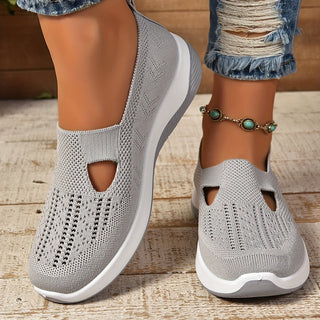 Rowena | Women’s Orthopedic Mesh Slip-on Shoes with Cut-out Style