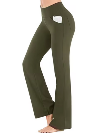 Aveline | High-Waisted Flared Yoga Pants, Slim Fit Activewear for Women