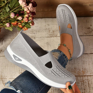 Rowena | Women’s Orthopedic Mesh Slip-on Shoes with Cut-out Style