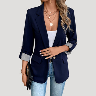Sandy | Classic Slim Fit Tailored Blazer for Women with Notched Lapel a