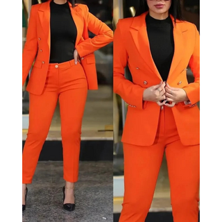 Amelira | Women’s Two-Piece Business Suit with Tailored Blazer and Slim-Fit Trousers