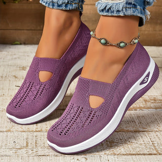 Rowena | Women’s Orthopedic Mesh Slip-on Shoes with Cut-out Style