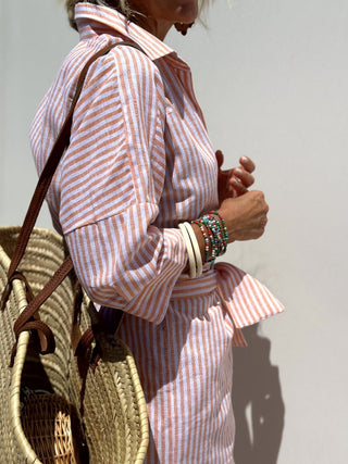 Amelia | Classic Striped Shirt for Women with ¾ Sleeves