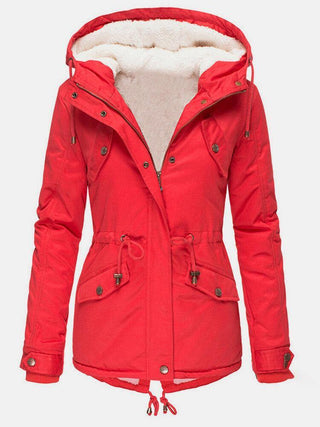 Mariela | Women’s Military-Inspired Winter Parka with Plush Fleece Lining