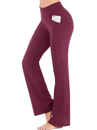 Aveline | High-Waisted Flared Yoga Pants, Slim Fit Activewear for Women