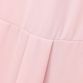 Natalie | Women’s Polka-Dot Semi-Sheer Blouse with Bow Detail