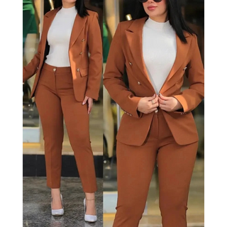 Amelira | Women’s Two-Piece Business Suit with Tailored Blazer and Slim-Fit Trousers