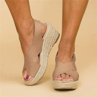 Isadora | Women’s Stylish Orthopedic Summer Sandals with Wedge Heel