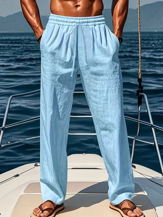 Peter | Men’s Pants with Elastic Waistband and Adjustable Drawstring
