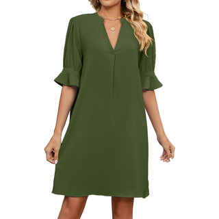 Giselle | Women’s Flowy V-Neck Ruffle Sleeve cc
