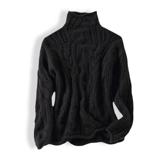 Grace | Women's Soft Cashmere Turtle Neck Sweater
