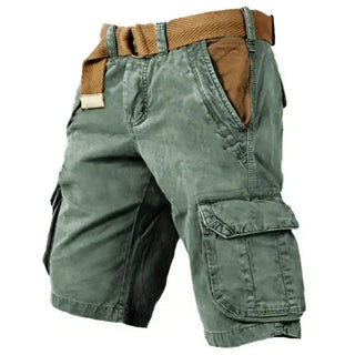 Roland | Men’s Cotton Cargo Shorts with Multiple Pockets