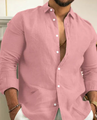 Leander | Men’s Fashionable Casual Long-Sleeve Button-Up Shirt