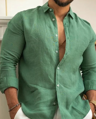 Leander | Men’s Fashionable Casual Long-Sleeve Button-Up Shirt