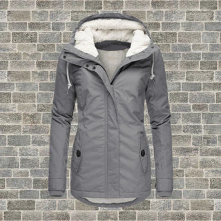 Cressida | Women’s Fleece-Lined Winter Parka with Adjustable Hood and Full-Zip Closure