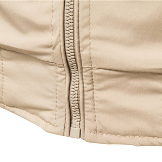 Darian | Men’s Bomber Jacket with Short Ribbed Collar and Two Side Pockets