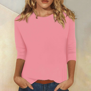 Meliora | Women’s Loose-Fit Tunic T-Shirt Blouse with 3/4 Length Sleeves