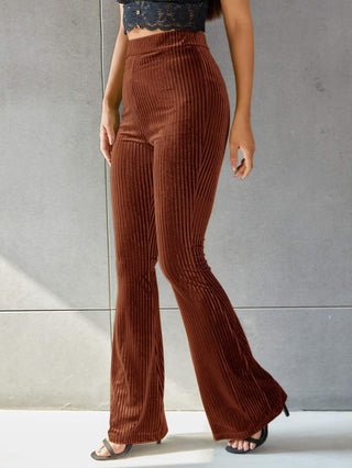 Odalys | Women’s Velvet High-Waist Yoga Pants