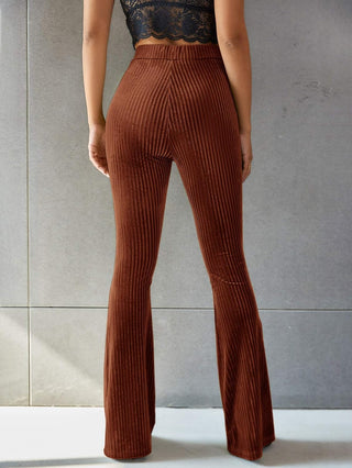 Odalys | Women’s Velvet High-Waist Yoga Pants