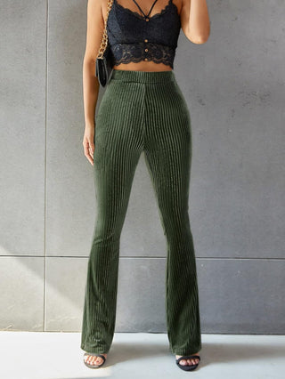 Odalys | Women’s Velvet High-Waist Yoga Pants